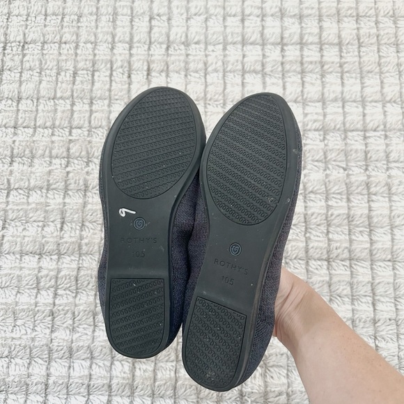 Rothy’s Retired Rare Navy Heather Loafers - Picture 5 of 6